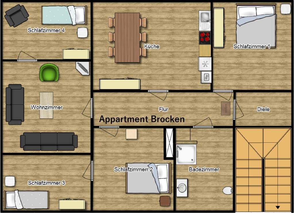 Apartment Brocken – Foto 10